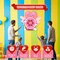 4E's Novelty Valentine Dart Board with 12 Sticky Balls - 30" Large Heart Shaped Darts Board, Kids Dart Board Indoor/Outdoor, Classroom Exchange Fun Games, Fun Valentine's Day Games for Kids Party